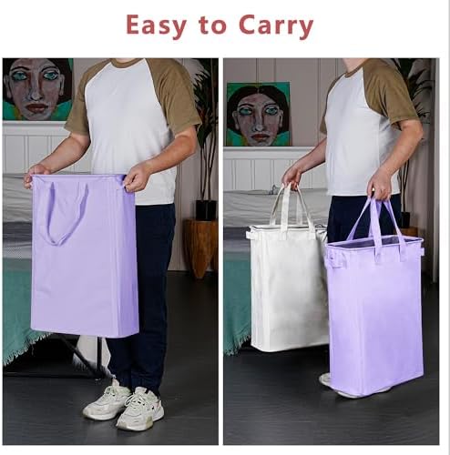 efluky Slim Laundry Basket, Narrow Laundry Hamper - Image 5