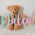 Custom Wood Name Sign For Nursery, 1/3 INCH THICKNESS, Boho Nursery Sign - Image 5