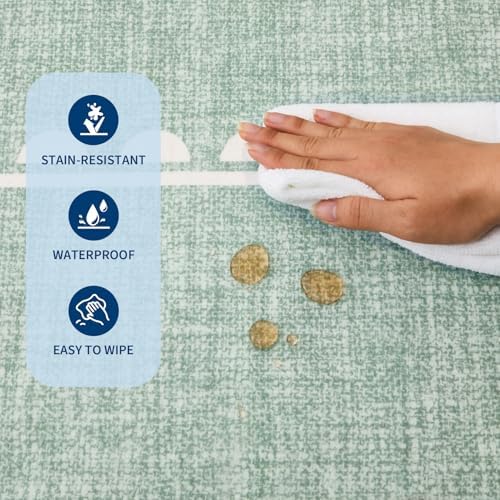 GarveeHome Scalloped Bow Rug 5x7 Washable Rugs - Image 7