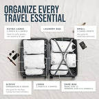 TRIPPED Travel Gear Large Compression Packing Cubes 7-Piece Set - Image 2