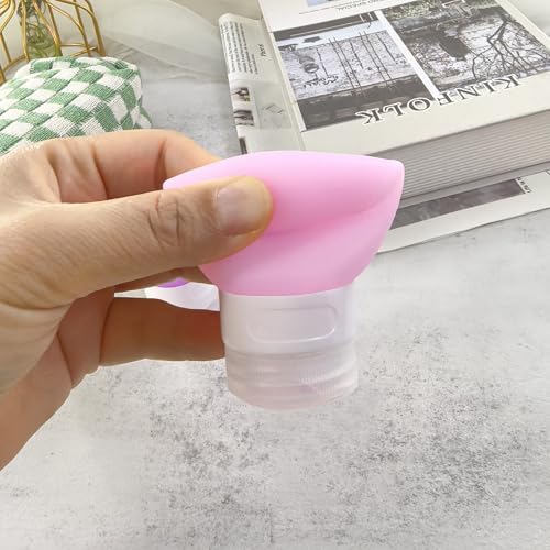 Mziart Travel Bottles for Toiletries, TSA Approved 2oz Silicone Travel Size - Image 7