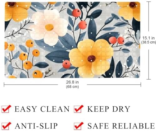 Baby Bath Mat Non Slip 26.8"x15.1" Bathtub Mat - Image 3