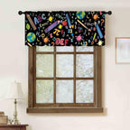 Kids Windows Valance, Funny Cute Colorfu ABC Alphabet Education Learning Tools - Image 2
