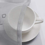 MIULEE Solid Gray Kitchen Sheer Valance Linen Look Window Curtain, Living Room - Image 5