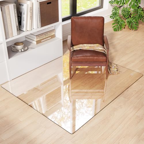 Tempered Glass Chair Mat for Carpet 48"x40", Floor Protector - Image 3
