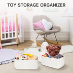 3 Pack Small Storage Baskets for Organizing, 11.8×7.8×5.1" - Image 6