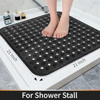 Yimobra Square Shower Mat Non Slip, Super Strong Suction Cups, Machine Washable - Image 4