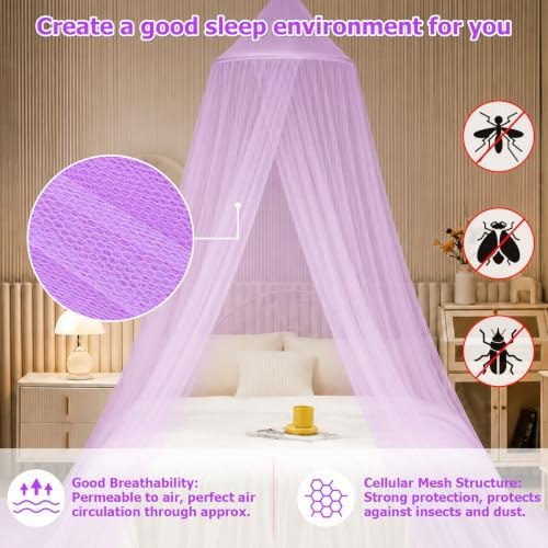 Bed Canopy with Lights, Bed Canopy - Image 4