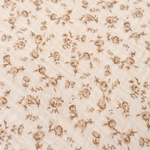 BuLuTu Camellia Floral Muslin Ruffled Pillow Case King Size, 1 Pack - Image 3