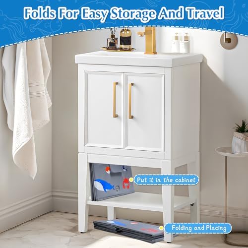 Collapsible Baby Bathtub Portable Travel Bath Tub - Image 6