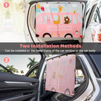 Car Window Shades, Cute Cartoon Auto Sunshades - Image 4
