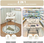 Shopping Cart Cover for Baby 2 in 1 High Chair Covers for Restaurant - Image 4