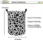 NTAOHAMPER Cow Laundry Basket, Collapsible Nursery Hamper, Waterproof Storage - Image 2