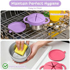 2 Pack Baby Stainless Steel Snack Containers - Image 5