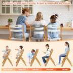 Ezebaby Wooden High Chair Grow - Image 2