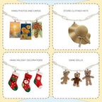 CERETIA 80" Stuffed Animal Organizer Chain, Wall Corner Storage - Image 7