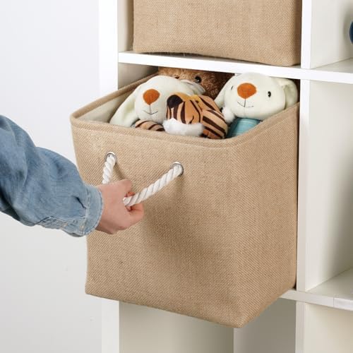 Temary Fabric Baskets 12 Inch Storage Cubes Basket, Clothes Baskets - Image 7