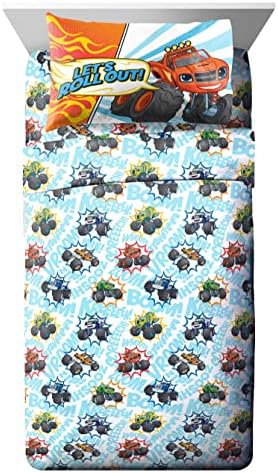 Jay Franco Blaze and the Monster Machines Off to The Races 4 Piece Toddler Size - Image 3