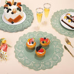 MCEAST 300 Pack Round Sage Green Paper Doilies 13.5 Inches Lace Paper Place - Image 4