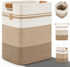 Laundry Hamper, Cotton Rope Laundry Basket by ARATECHOME