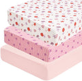 david's kids 3 Pack Fitted Crib Sheets, Ultra Soft Breathable Comfortable Baby by davidskids