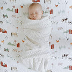 Little Unicorn Premium Crib Sheet | Breathable & Super-Soft Muslin Fabric - Image 4