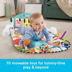 Fisher-Price Baby Playmat Glow and Grow Kick & Play Piano Gym - Image 3