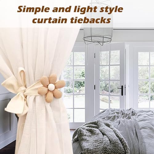 SRG Curtain Tiebacks for Curtains 4 Pack, Decorative Curtain Holdbacks for - Image 4