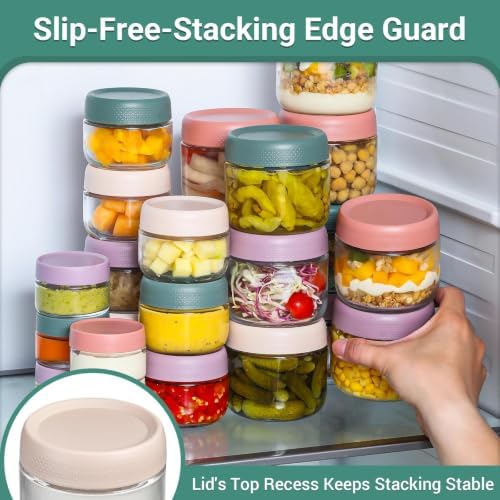 NETANY 12 Pack Overnight Oats Containers - Image 5