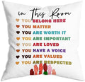 in This Room Classroom Pillow Covers 18x18，Boho Classroom Decor，Decor by ZNGFON