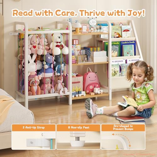 B1 Kids Bookshelf and Toy Storage, Book Shelf - Image 3