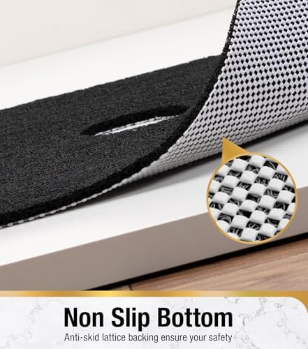 HITSLAM Shower Mat, 32 x 24 Inch Non Slip Bath Mat - Image 3