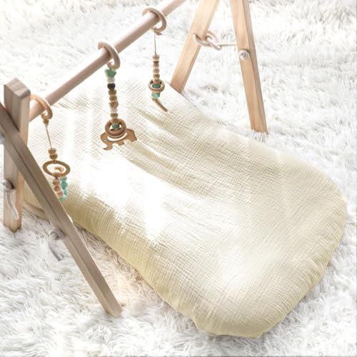 Hooyax Muslin Baby Lounger Cover 1 Pack, 100% Cotton Soft & Breathable Infant - Image 6