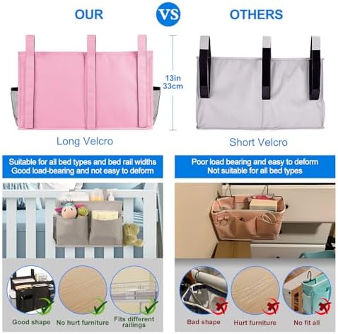 Surblue Caddy Hanging Organizer Bedside Storage Bag - Image 4