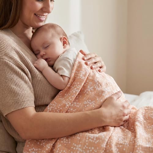 Muslin Swaddle Blankets for Newborn, Cotton Receiving Blanket - Image 2