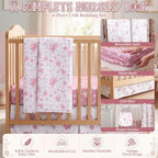 Hahafelt 4 Pieces Crib Bedding Set - Image 4