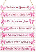 Girls Room Decor Colorful Inspirational Wall Plaque Set by Home