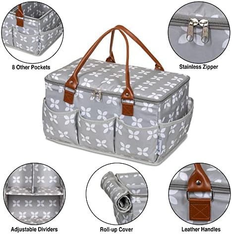 Moteph Extra Large Diaper Caddy, Toy Organizer - Image 4