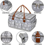 Moteph Extra Large Diaper Caddy, Toy Organizer - Image 4