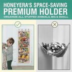 Honeyera The Original Storage for Stuffed Animals, Over Door Organizer for - Image 3