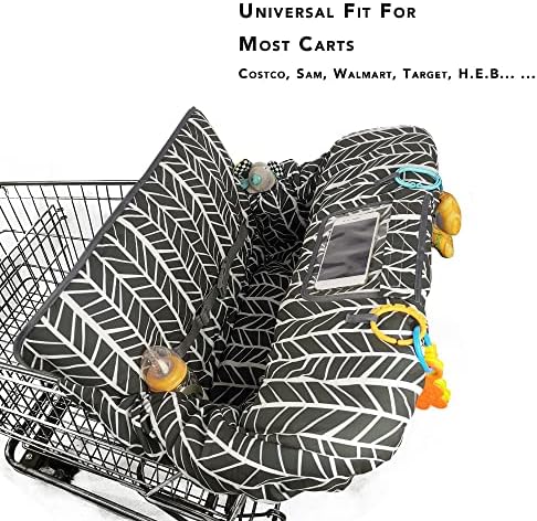 Shopping Cart Cover for Baby boy Girl, Soft Padded Infant High Chair Cover - Image 2