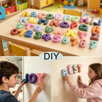 4 Inch Gypsum Letter or Number for Wall Decor, Single Alphabet or Digit for - Image 4