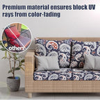 8Pcs Outdoor Cushion Covers, Stretch Patio Furniture Couch Chair Slipcovers - Image 3