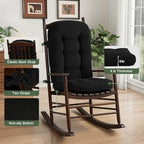 idee-home Rocking Chair Cushions Indoor, Glider Rocker Replacement Cushions - Image 5
