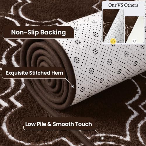 Keeko 6x9 Area Rugs for Living Room, Soft Washable Memory Foam Bedroom Rug - Image 2