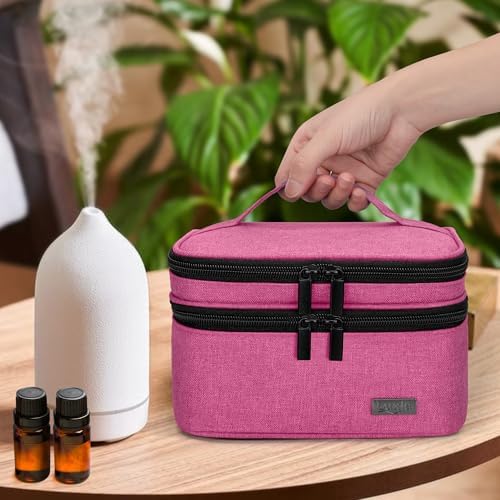 LUXJA Double-Layer Essential Oil Carrying Case Holds 30 Bottles - Image 5