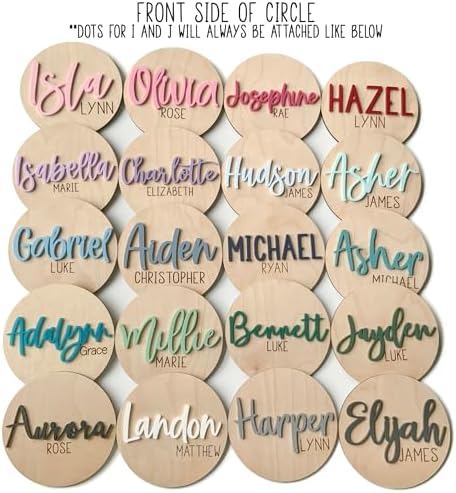 Double Sided Personalized Baby Birth Announcement Sign - Image 4