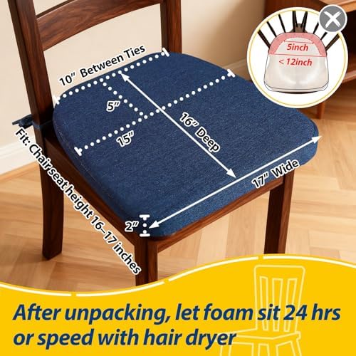 AAAAAcessories Chair Cushions for Dining Chairs - Image 2