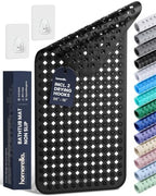 homerella Bathtub Mat Non Slip 35x16 Shower Mat Non Slip Anti Mold BPA Free by Homerella