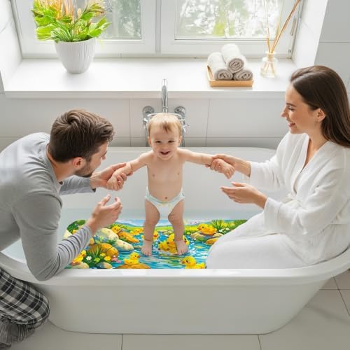 Bath Mat for Tub Non Slip Kids Bathtub Mat 40x16 Baby Bath Mat - Image 2